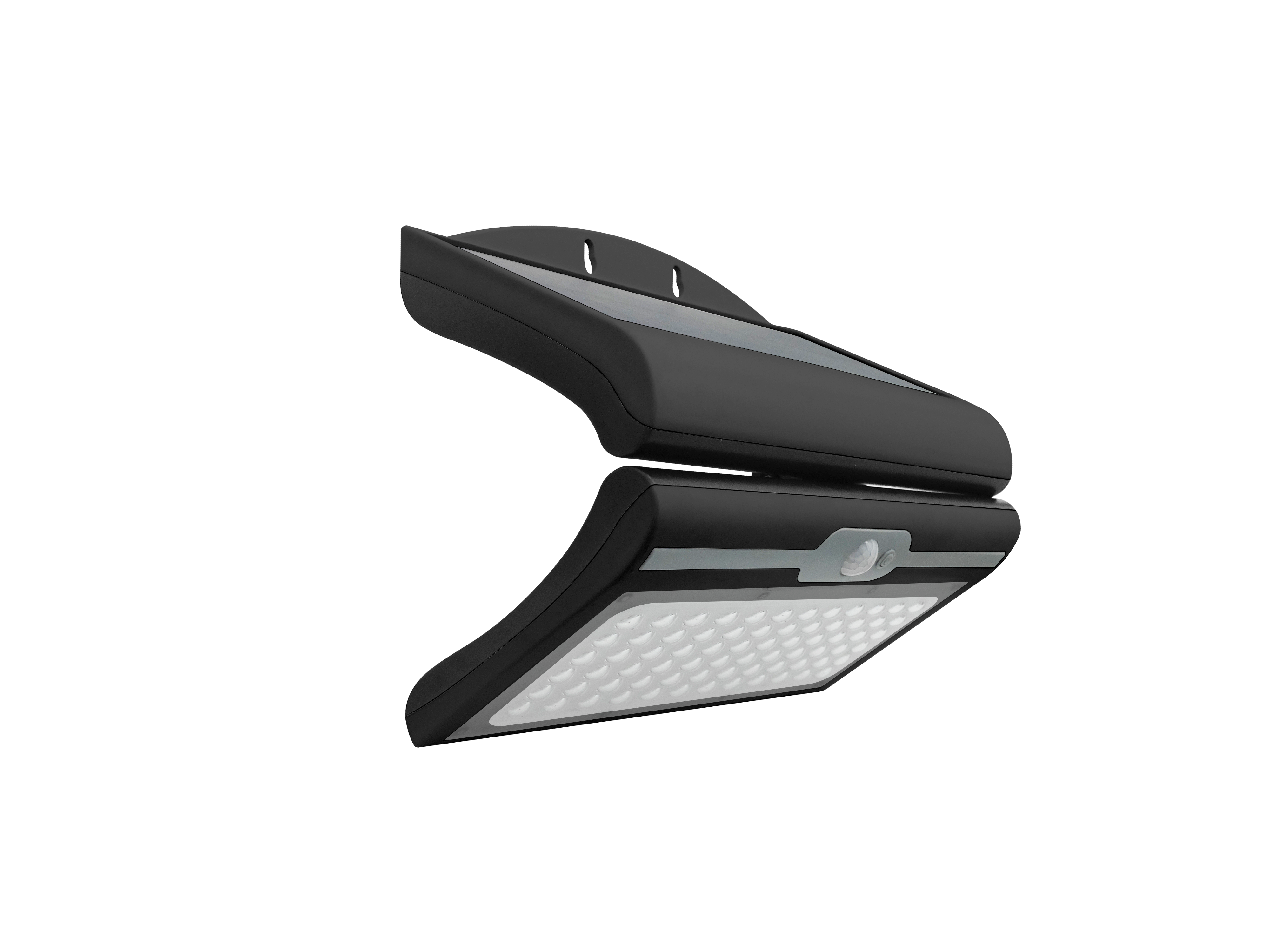 LED Sensor Solar Folding Wall Light 3.5W 340Lm 4000k Black & White