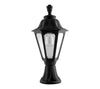 Fumagalli Minilot Rut Lantern with Post/Pier Top Mounting Black