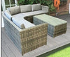 L Sofa & Table Set - Rattan Garden Furniture