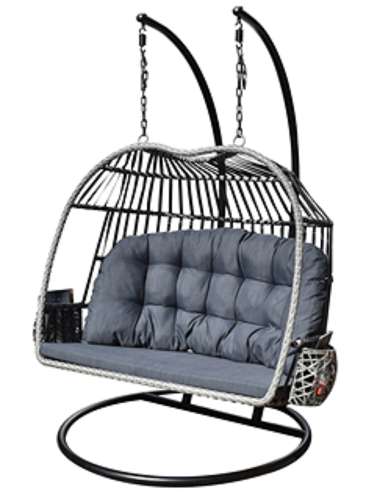 Twin Egg Chair - Rattan Garden Furniture