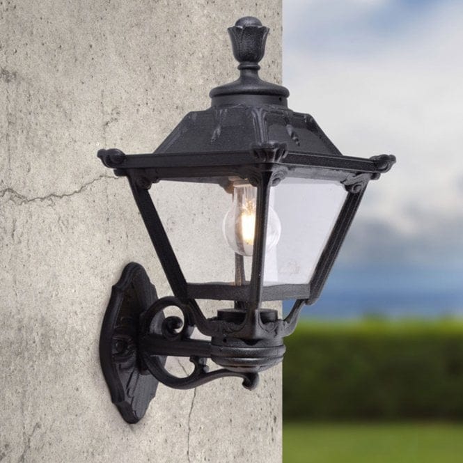 Fumagalli Bisso Golia Lantern Wall Light Black