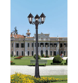 Fumagalli Gigi Bisso Anna Lamp Post Garden Light Black